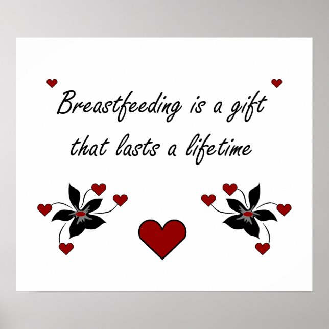 Póster Breastfeeding is a Gift (Frente)