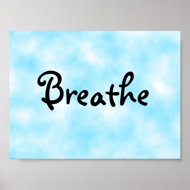 Póster Breathe-poster (Frente)