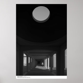Póster Breezeway, Dome and Small Figure, fevereiro de 196