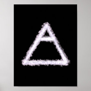 Poster Breezy Air Elelement Alchemy Symbol