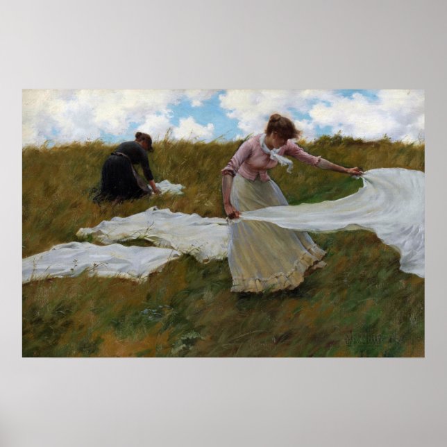 Poster Breezy Day por Charles Courtney Curran (Frente)