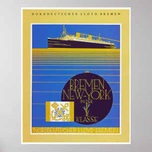 Póster Brema - NewYork no der ø Classe