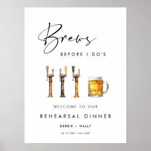 Poster Brews antes do Janto de ensaio