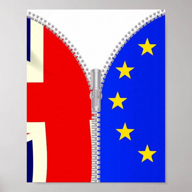Poster Brexit Reino Unido (Frente)