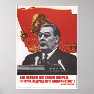 Poster Brezhnev