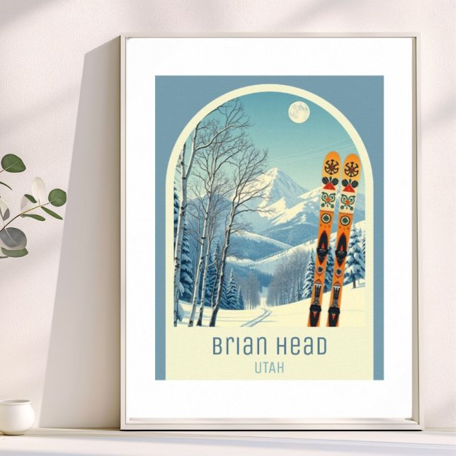 Poster Brian Head Utah ski resort  (Criador carregado)