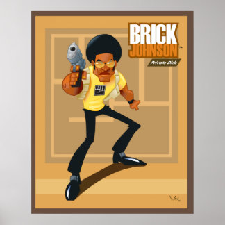 Poster Brick Johnson. Soldado Dick!