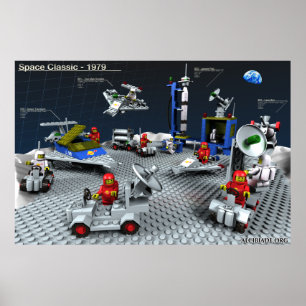 Póster Brick toys of '79 recreated dentro 3D