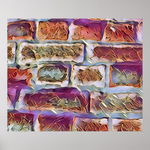 POSTER BRICK WALL  