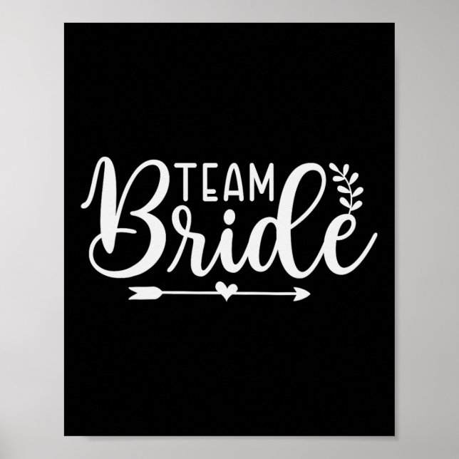 Poster Brid Team Festa de solteira Bridesmaid Crew Brid (Frente)