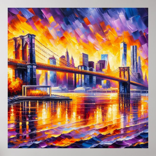 POSTER BRIDGE BROOKLYN (Frente)