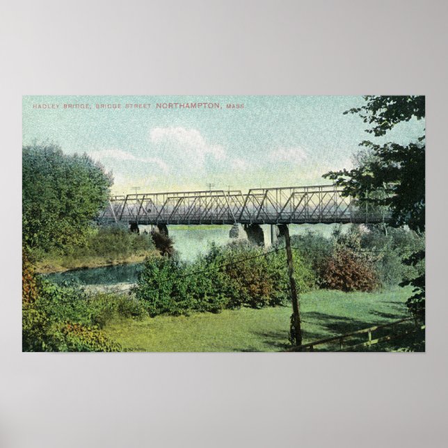 Poster Bridge Street View da Ponte Hadley (Frente)