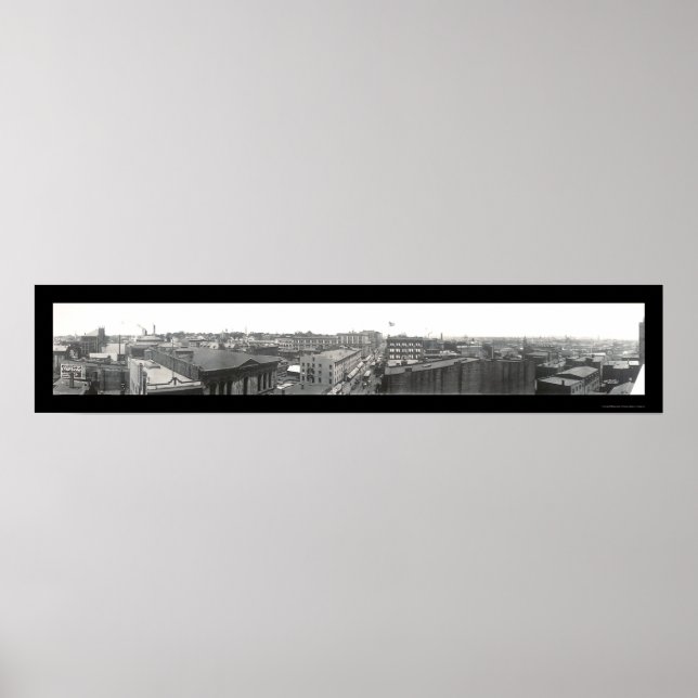 Poster Bridgeport, CT Foto 1913 (Frente)