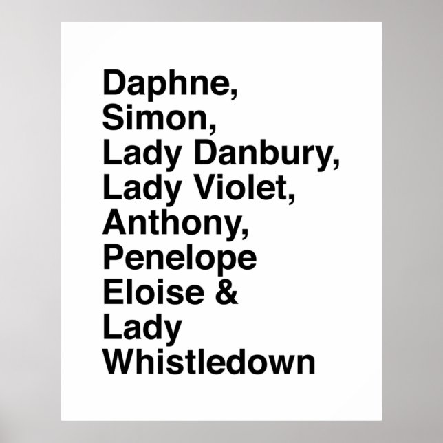 Poster Bridgerton (Frente)