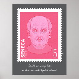 Poster Briefmarke Seneca -  