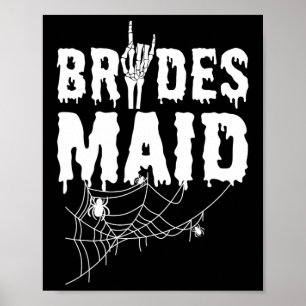 Poster Brigada De Bridesmaid Maid Horror Halloween Che