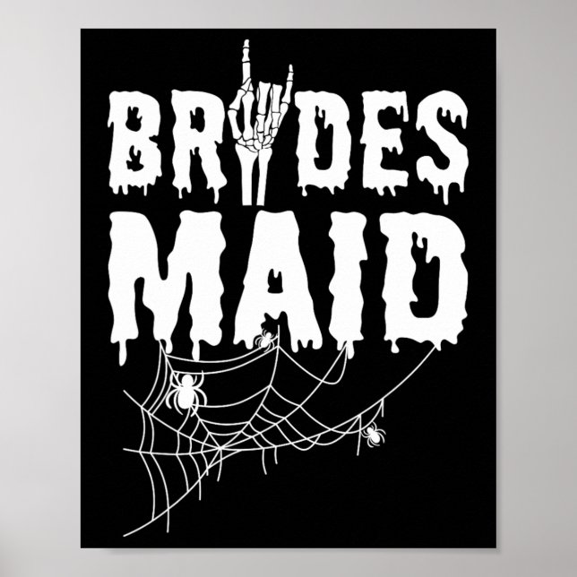 Poster Brigada De Bridesmaid Maid Horror Halloween Che (Frente)