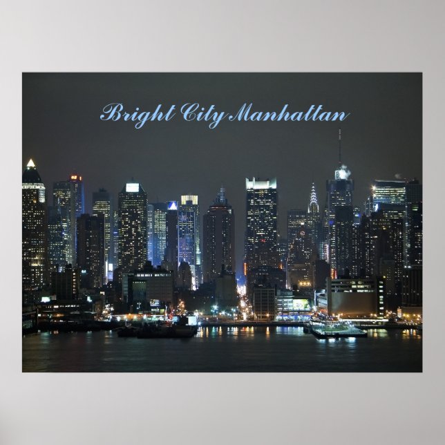 Póster Bright City Manhattan (Frente)