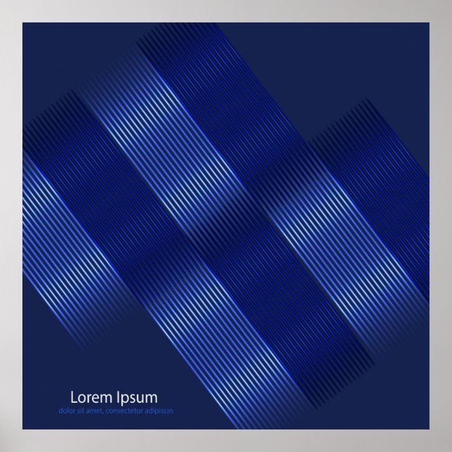 Poster bright modern background, geomeric objects from co (Frente)