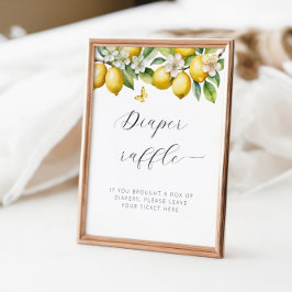 Poster Bright Summer Lemon Fralda Raffle