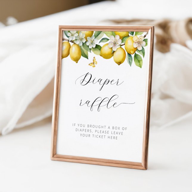 Poster Bright Summer Lemon Fralda Raffle (Criador carregado)