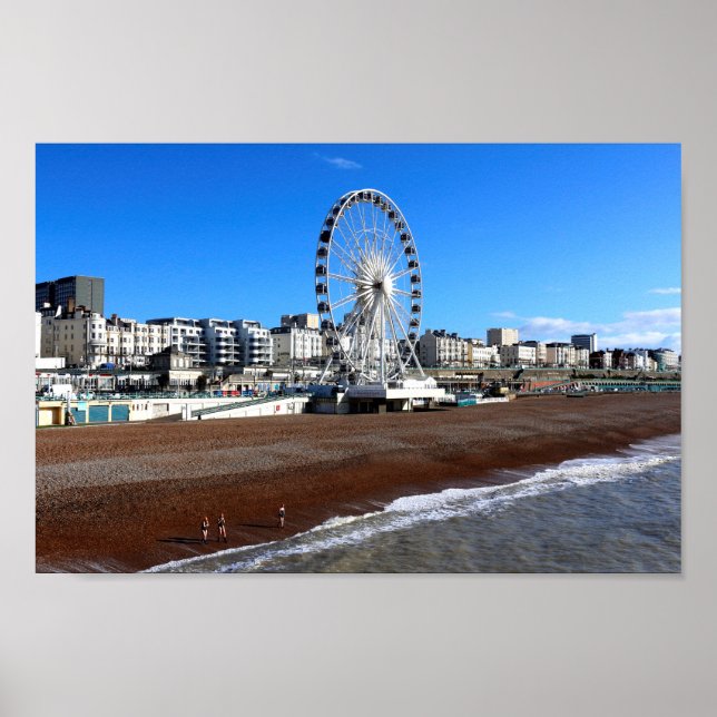 Poster Brighton Beach England Photo (Frente)