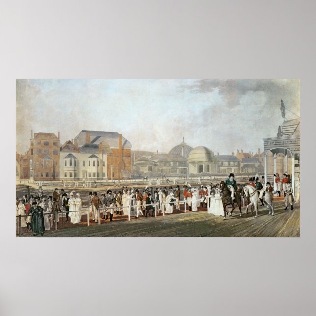 Poster Brighton: O Pavilhão Antigo e Steyne (Frente)