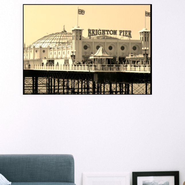 Poster Brighton Pier UK (Criador carregado)