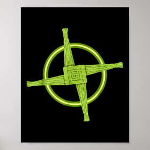 Poster Brigid Cross Pagan Christian Irish Shirt Rua Patr