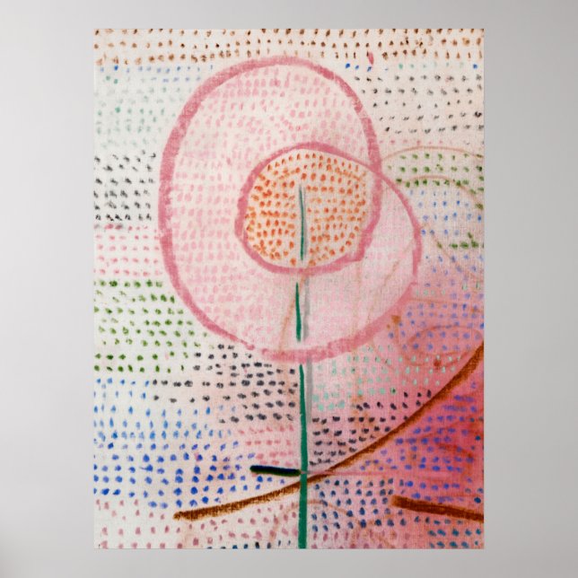 Poster Brilhante de Paul Klee restaurado digitalmente (Frente)