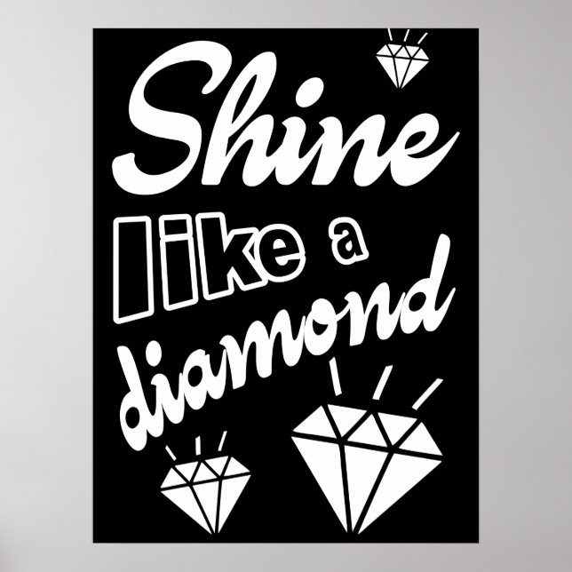 Poster Brilhar como um diamante (Frente)