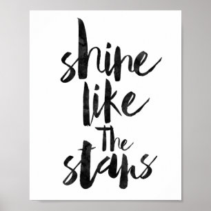 Poster Brilhe Como As Estrelas