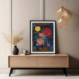 Poster Brilho com véu, Kandinsky 1928