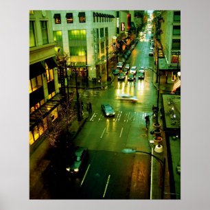 Póster Brilho grande 1 da cidade