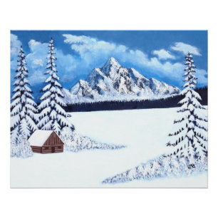Póster Brilho Maravilha de Inverno