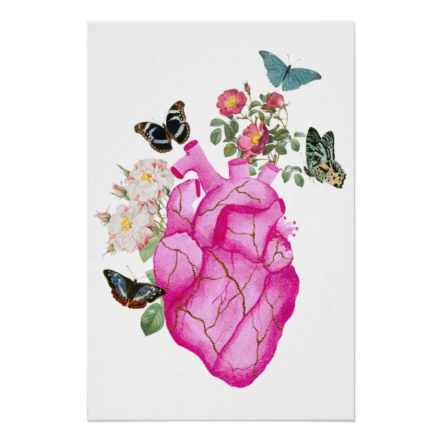 Póster brillante - Kintsugi Heart (Frente)