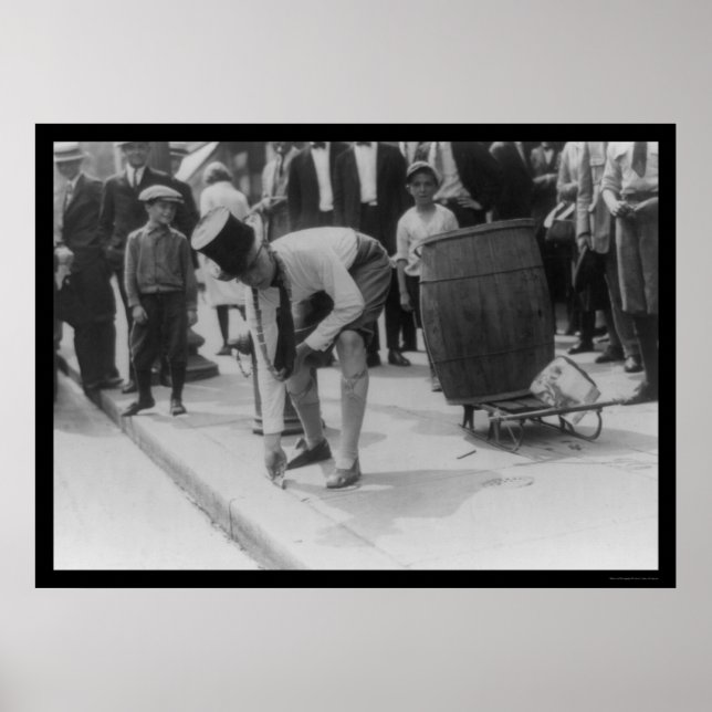 Póster Brincadeira de início em Washington, DC 1922 (Frente)