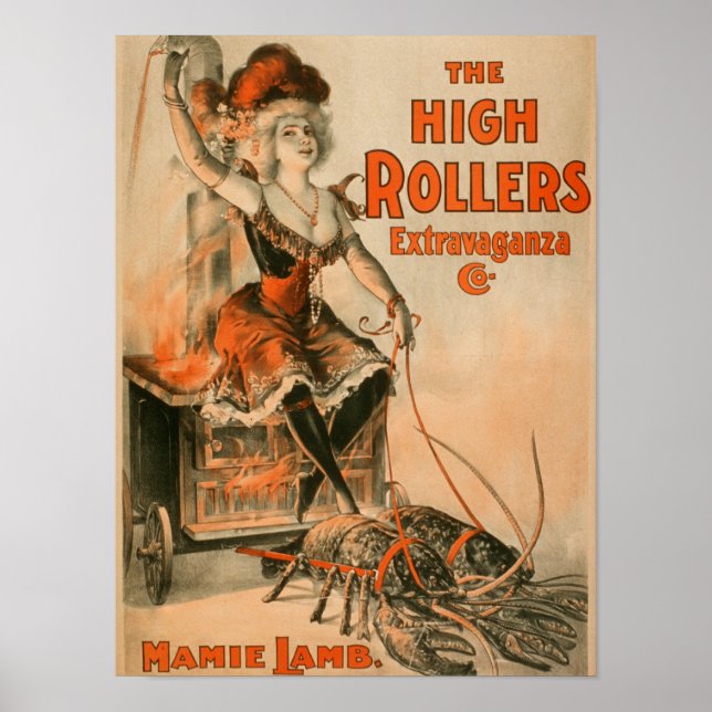 Póster Brincadeira "Mamie Lamb" de Extravaganza (Frente)