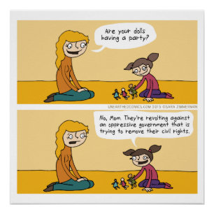 Póster Brincando Com Bonecas