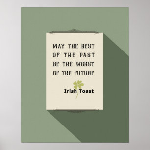Póster Brinde irlandês