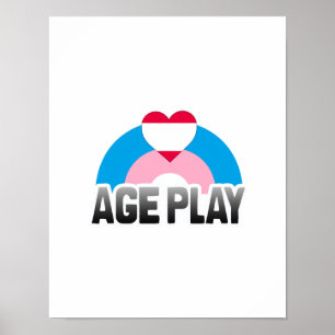 PÓSTER BRINQUEDO DE IDADE ARCO-ÍRIS