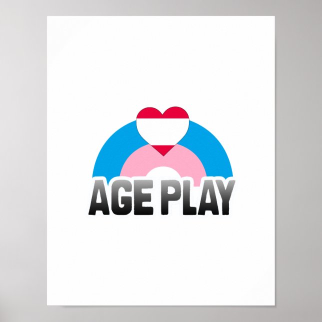 PÓSTER BRINQUEDO DE IDADE ARCO-ÍRIS (Frente)
