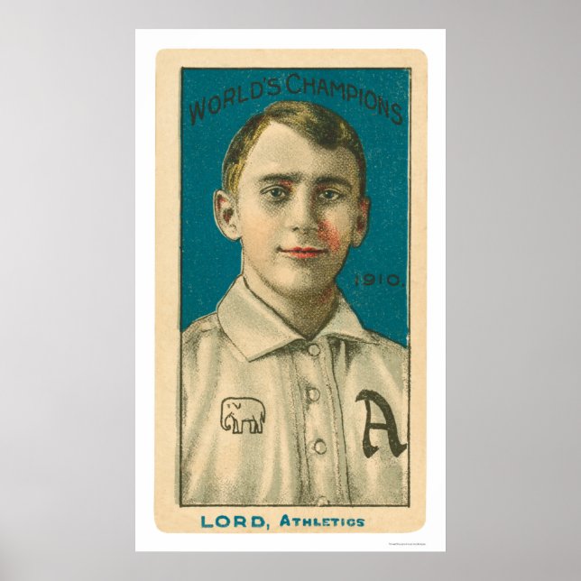 Póster Bris Lord Baseball 1910 (Frente)