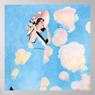 Poster Brisa de Verão por C Coles Phillips