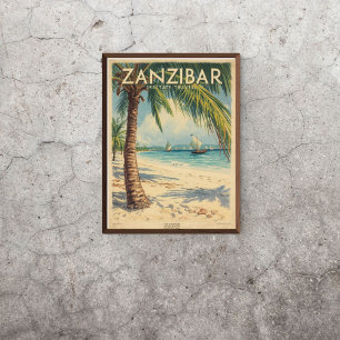 Poster Brisa de Zanzibar – Vintage da África Oriental