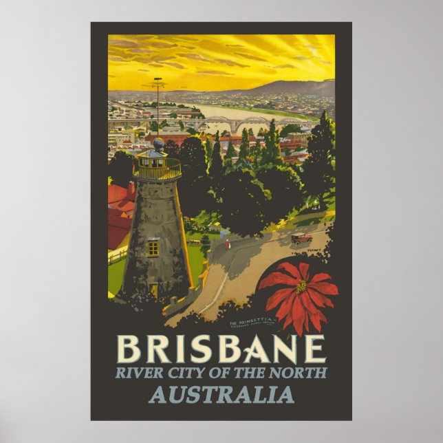 Poster Brisbane, Austrália (Frente)