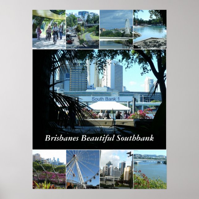 Póster Brisbanes BeauLindos Southbank (Frente)