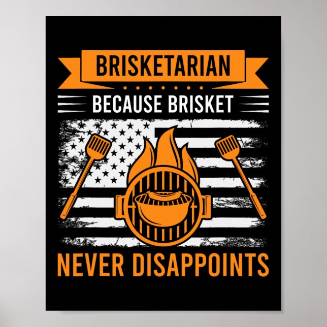 Poster Briscário Porque Brisket Nunca Desaponta - B (Frente)