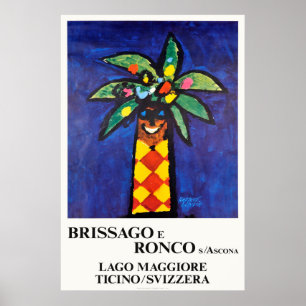 Póster Brissago e Ronco s Ascona, suiça, viagem