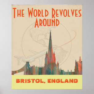 PÓSTER BRISTOL, REINO UNIDO